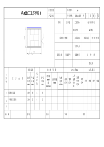 (完整版)左摆动杠杆机械加工工序卡