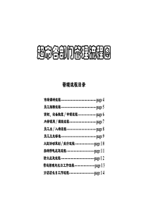 家乐福超市各部门管理流程图[1]
