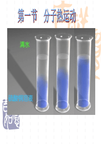 初中九年级物理：分子热运动ppt课件