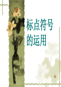 中考标点符号复习专题