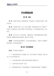 开发管理流程