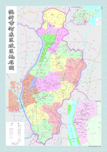 临沂市河东区政区图