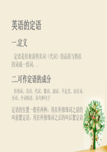 英语定语讲解ppt课件