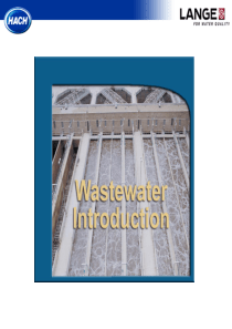 在污水厂中使用的HACH分析仪器