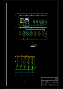 某电厂锅炉补给水处理系统反渗透清洗回流管路平剖面图dwg20190317204452
