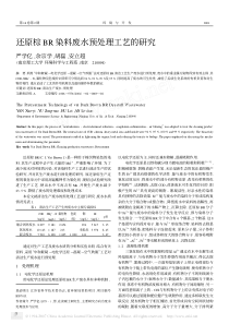 1还原棕BR染料废水预处理工艺的研究