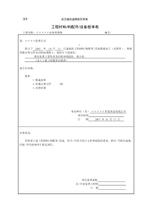 4库房柱砼报审表