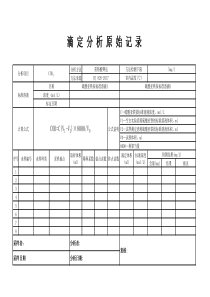 61COD分析原始记录一期100页