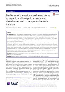 65Resilienceoftheresidentsoilmicrobiometo
