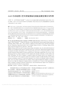 AAO污水处理工艺中厌氧氨氧化效能及微生物交互作用王衫允