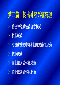 传出神经系统药理总结