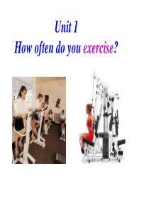 新目标人教版初中英语八年级上册Unit-1-How-often-do-you-exercise-精品