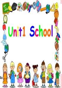 人教版一年级英语上册Unit1-School(课堂PPT)