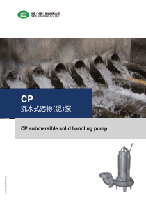 cp沉水式污物泥泵新目录