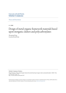 Designofmetalorganicframeworkmaterialsbased