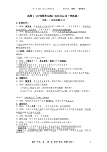 选修1《生物技术实践》知识点总结最终版(2020届)