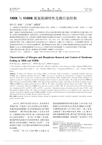 MBR与SMBR脱氮除磷特性及膜污染控制郭小马