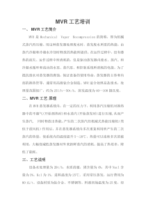 MVR工艺培训
