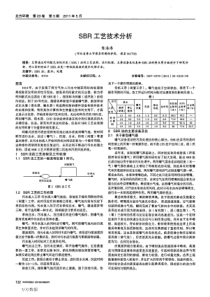 SBR工艺技术分析
