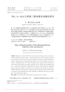 TiO2Al2O3与铁屑三维电极光电催化研究