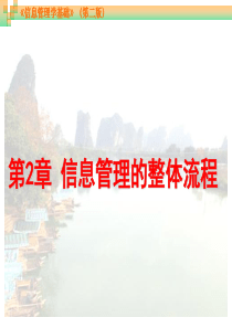第02章信息管理的整体流程