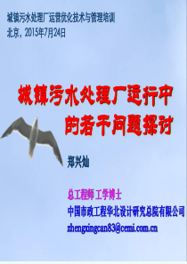 城镇污水处理厂运行中的若干问题探讨郑兴灿