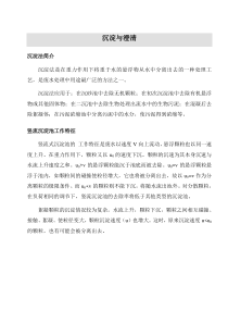 处理单元设计规范竖流沉淀池设计沉淀与澄清