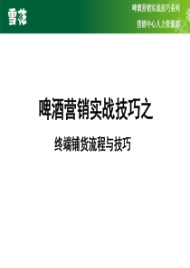 终端铺货流程与技巧