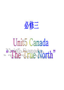 人教版高中英语必修3复习课件Unit5(单元)复习