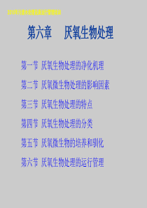 第六章厌氧生物处理2010