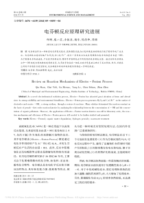 电芬顿反应原理研究进展邱珊