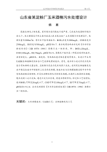 淀粉厂玉米酒精污水处理