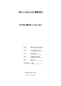 9911809翼肋的CATIA设计