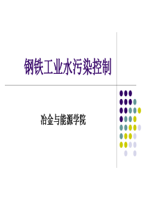 钢铁工业水污染控制资料