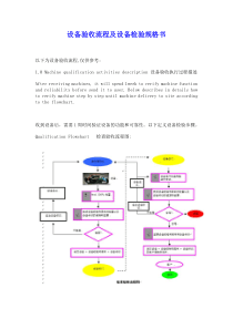 设备验收流程及设备检验规格书