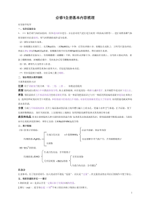 高中化学必修一知识点总结