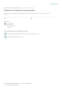 好氧颗粒污泥中丝状微生物生长研究