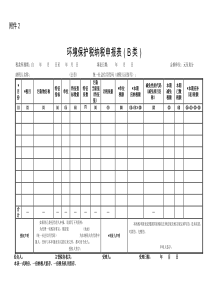 环境保护税纳税申报表B类