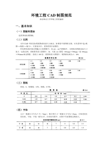 环境工程CAD制图规范