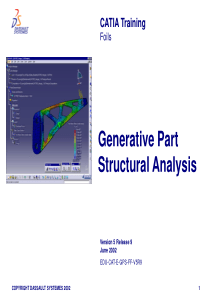 CATIA装配有限元分析training