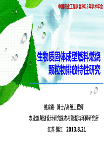 生物质颗粒排放特性研究