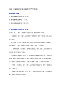实验室常见有毒物质