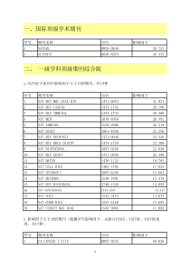 《四川大学SCI期刊分级方案》(试行)