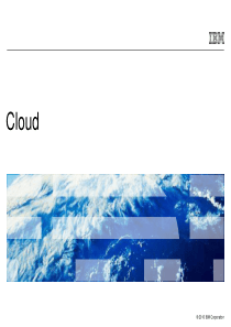 IBM经典商务ppt企划：云计算激素和展望cloudcom
