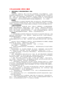 中考名著复习资料整理
