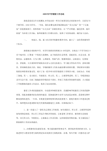 2009年中学德育工作总结
