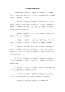 2010年村综合治理工作总结