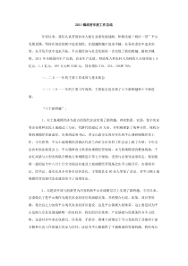 2011镇政府年度工作总结