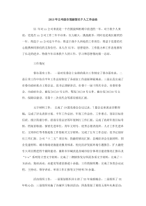 2013年公司综合部副部长个人工作总结