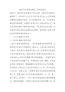 2018年法治政府建设工作情况报告
